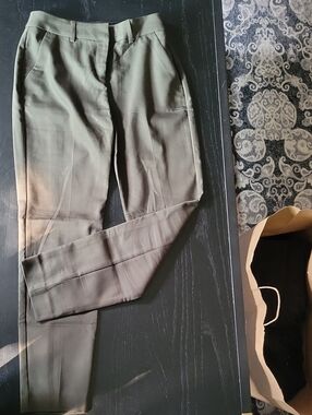 Express Olive Green Women's Trousers